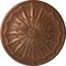 Ekena Millwork Artis Ceiling Medallion, Hand-Painted Polished Copper, 27 1/8"OD x 2 5/8"P CM27ARPOS - alternate 1